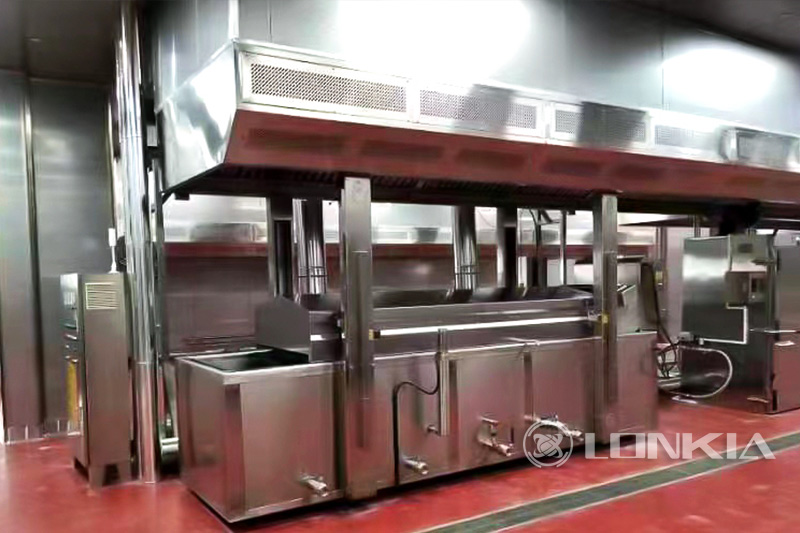 Automatic Continuous Potato Frying Machine