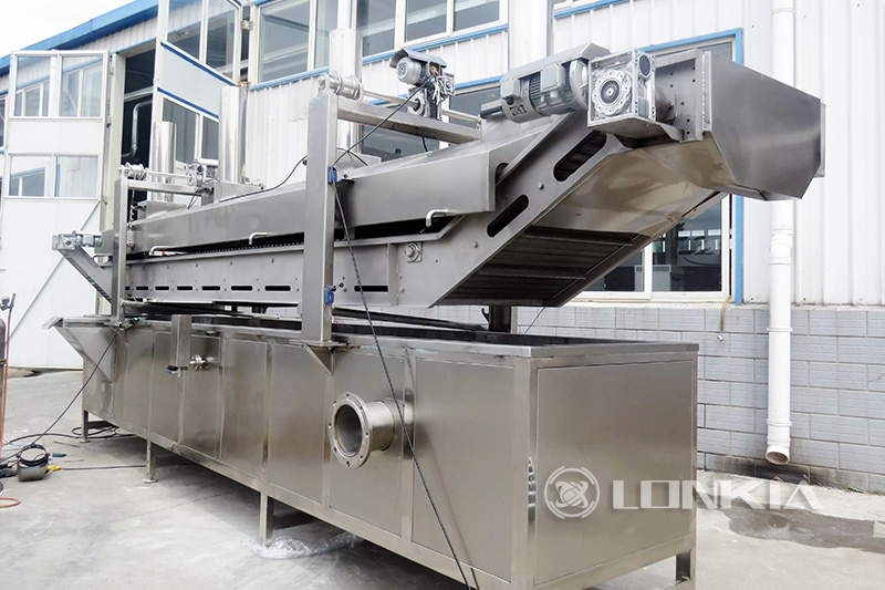 Continuous Industrial Fryers Machine