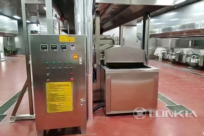 Automatic Continuous Potato Frying Machine