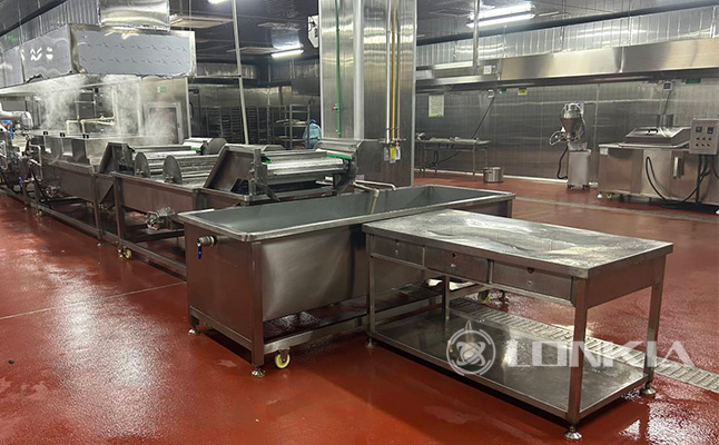 Meatball Blanching and Forming Processing line Project in Malaysia