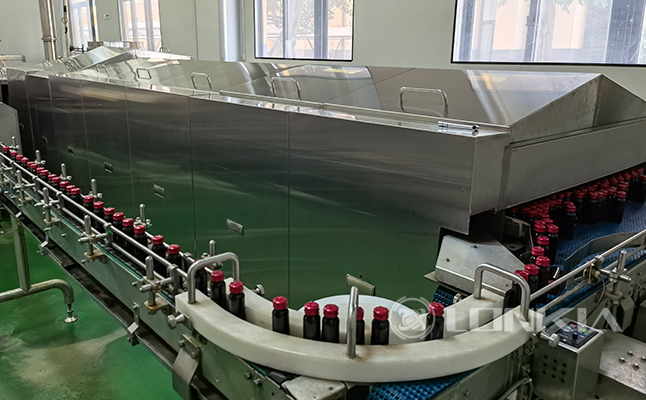 Glass Bottle Low-temperature Sterilization Production Line Project in New Zealand