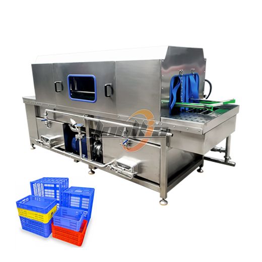Steam Heating Crate Washer