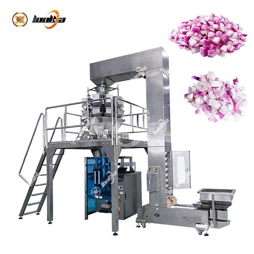 Peeled Onion Cutting Processing Line