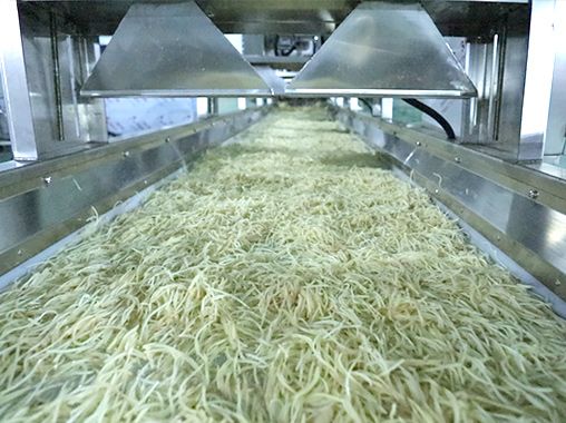 Potato Peeling, Cutting & Blanching Line