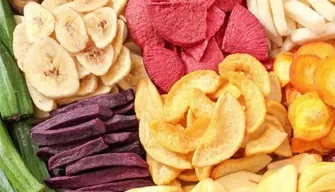 Mixed fruit and vegetable chips