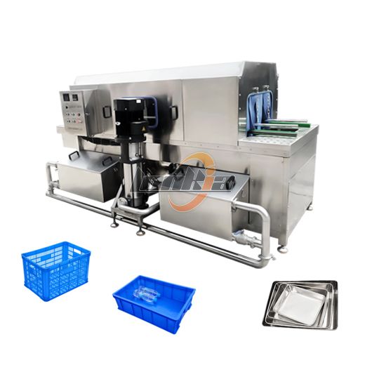 Steam Heating Crate Washer