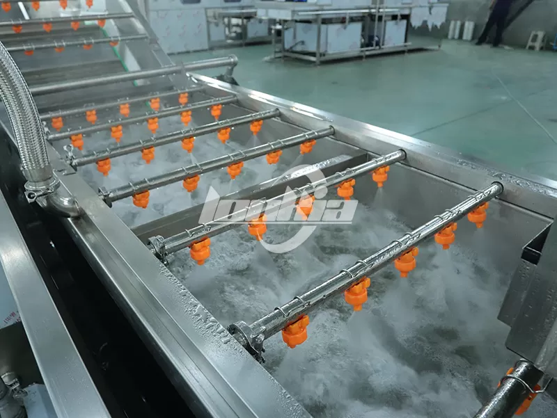 How Many Kg per Hour Can a Bubble Washer Process?