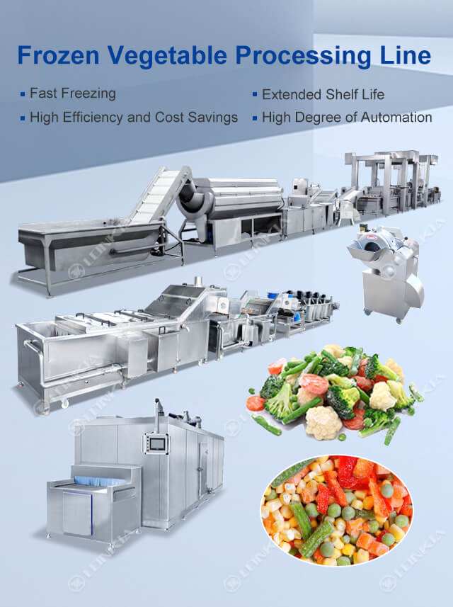 Frozen Vegetable Processing Line