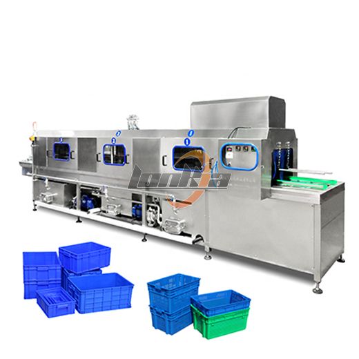 Steam Heating Crate Washer