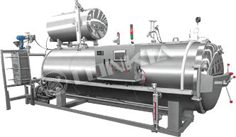 Water spray sterilization Retort