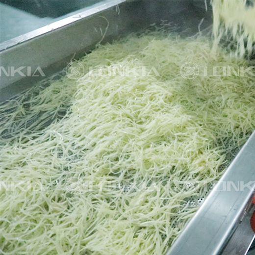 Potato Peeling, Cutting & Blanching Line
