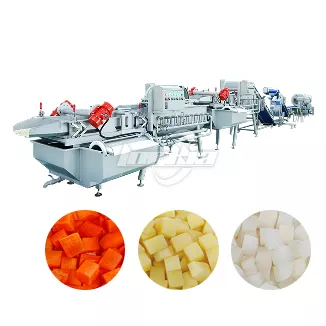 Potato Peeling and Dicing Production Line