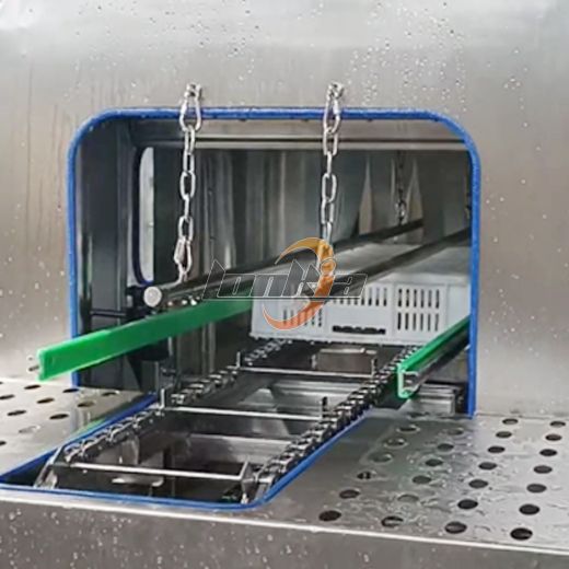 Steam Heating Crate Washer