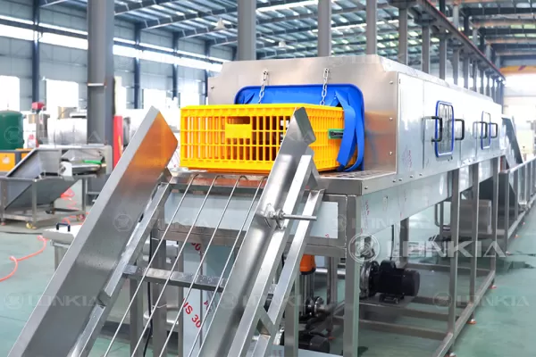 Chicken Cage Washing and Stacking Production Line
