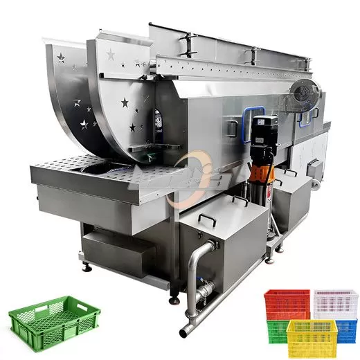 Single Operator Return Crate Washer