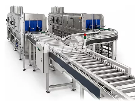 Dual-Channel Crate Washing Machine