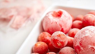 Frozen tomatoes