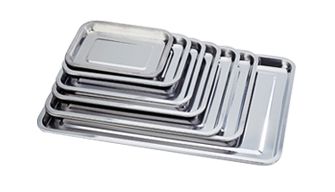 stainless steel trays